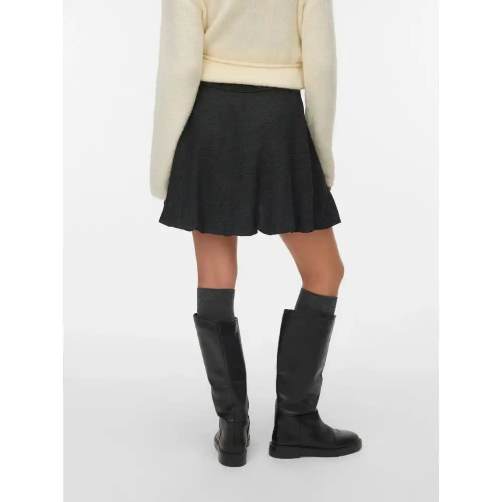 Side Zip Mid Waist Mini Skirt