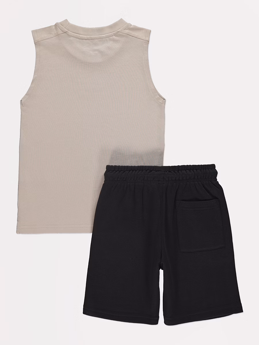 Original Vibes New York Vest and Shorts Outfit detail 1
