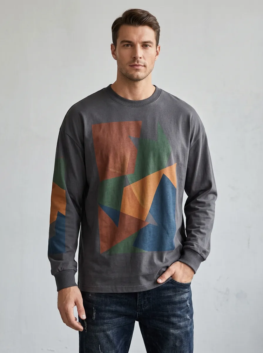 Men's Long Sleeve Easy Fit Refined Layering Shirt