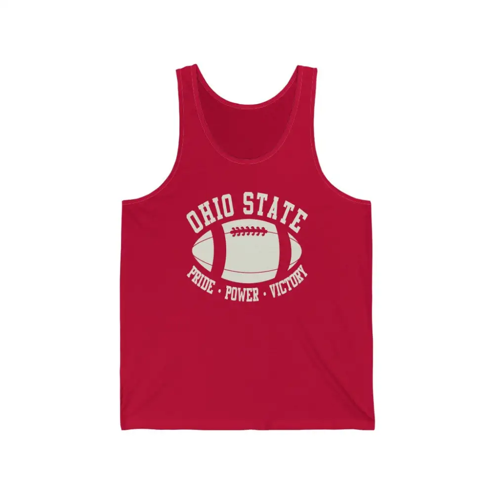 Football Pride Letter Tank Top