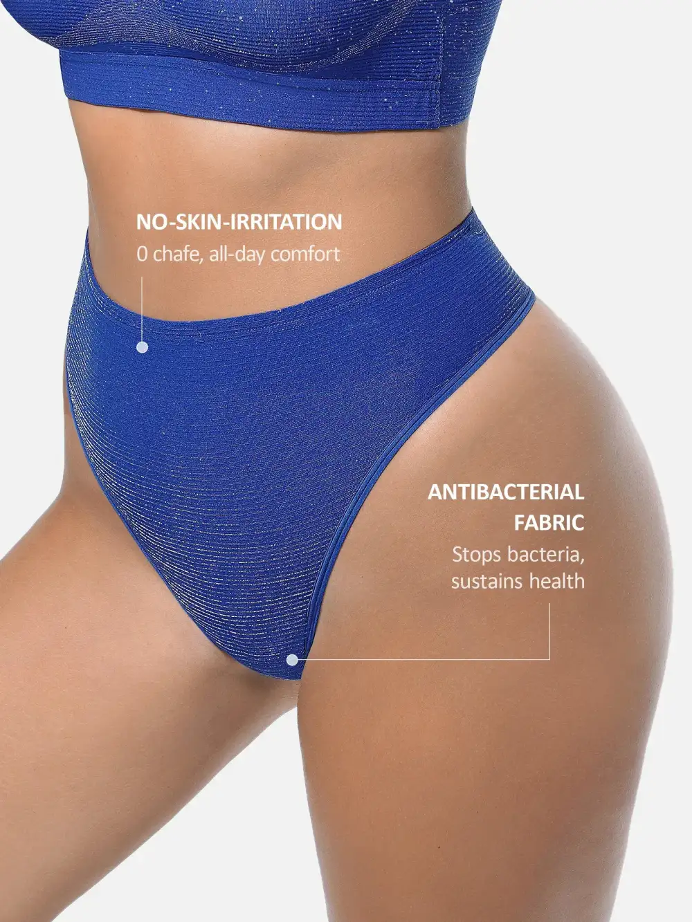 Wireless Shimmer Detail Support Bra