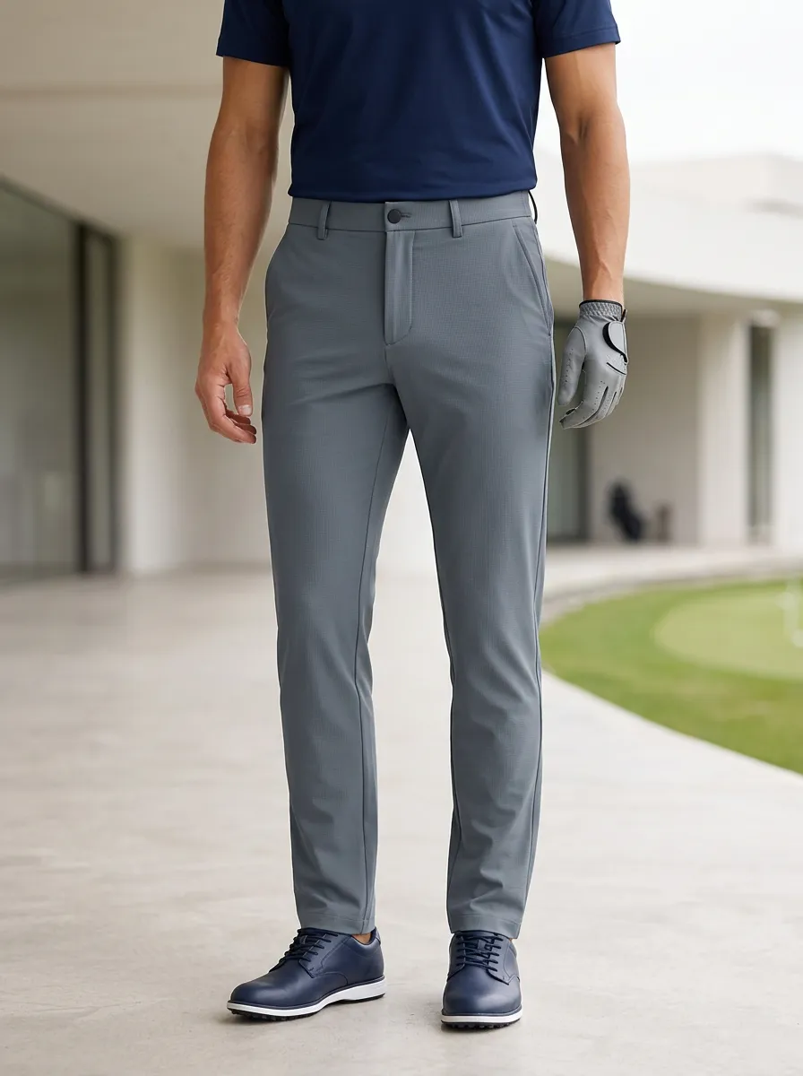 Men's Comfort-Fit Mobility Stretch Golf Trousers