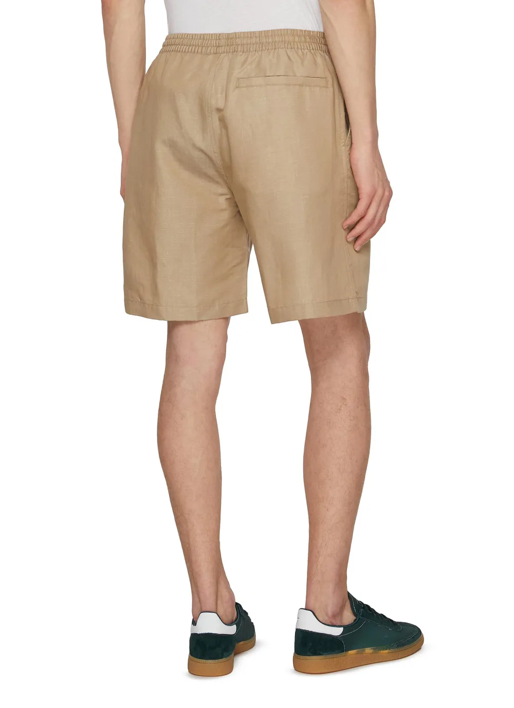 Casual Loose Breathable Beige Shorts