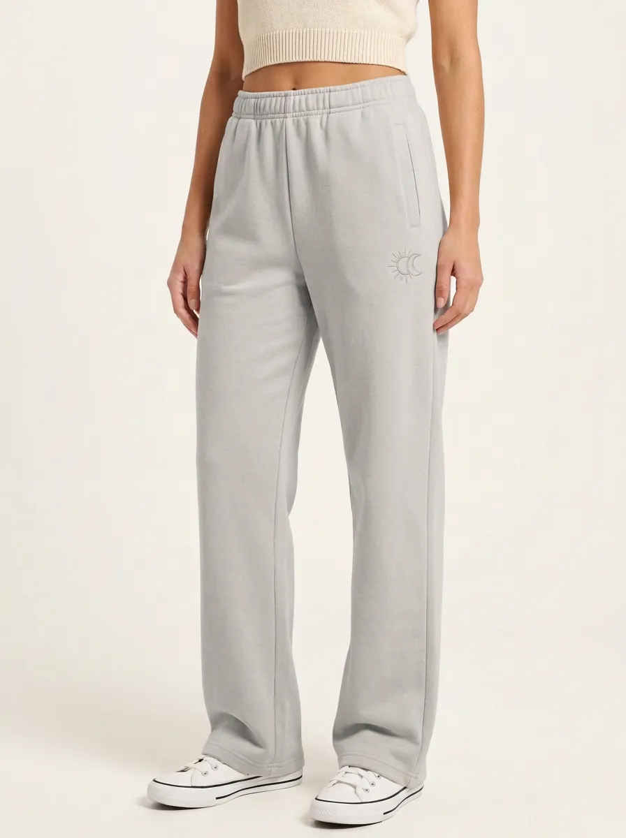Women's Sun-Moon Graphic Sport Pants