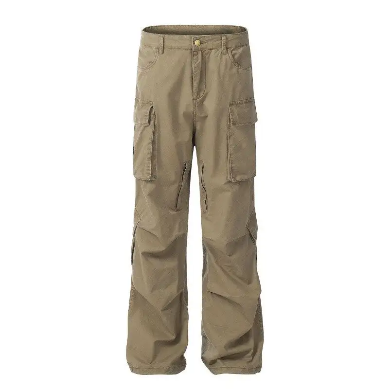 Men's Wide Leg Cargo Pants
