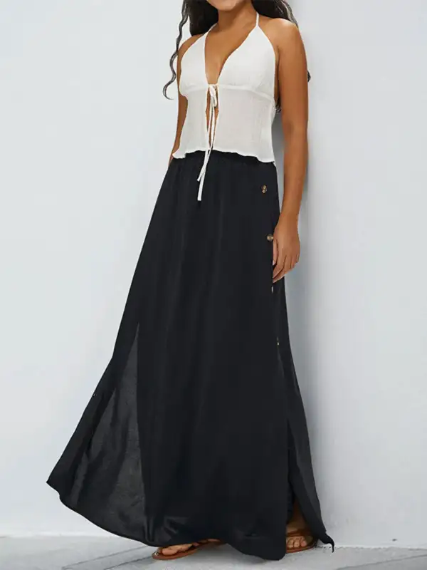 Loose Graceful Lace Skirt