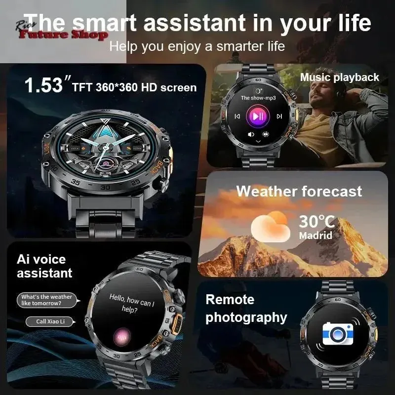 2024 New Smart Watch Men Style