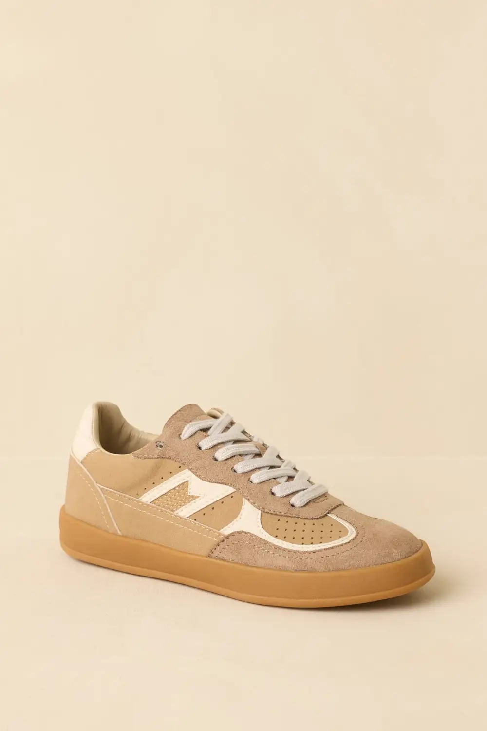 Gentle Faux Leather Leather Sneakers