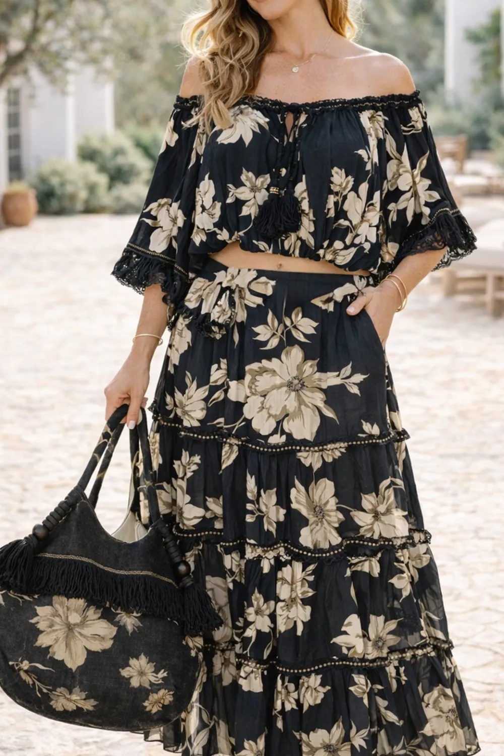 Travel Everyday Casual Floral Skirt