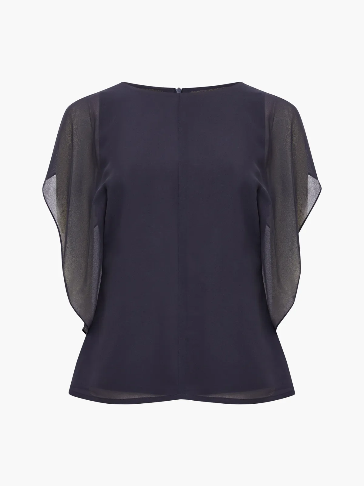 Elegant Solid Color Sleeveless Round Neck Top