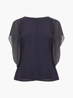 Elegant Solid Color Sleeveless Round Neck Top