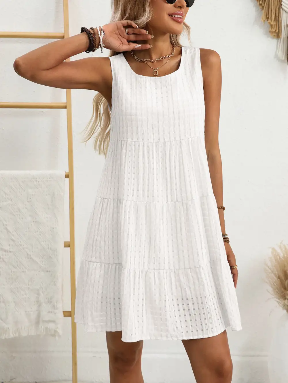 Roma Gingham Dress