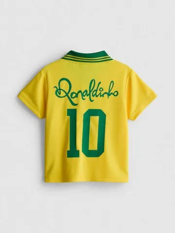 1-7yrs | Ronaldinho Jersey
