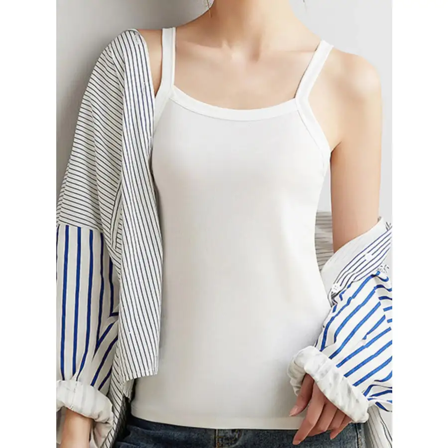 Plus Size Scoop Neck Tank Top