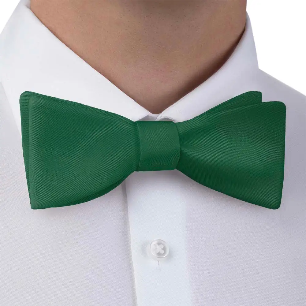 Modern Solid Pattern Bow Tie