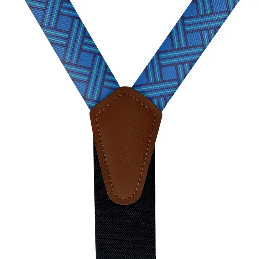 Basketweave Geo Pattern Suspenders