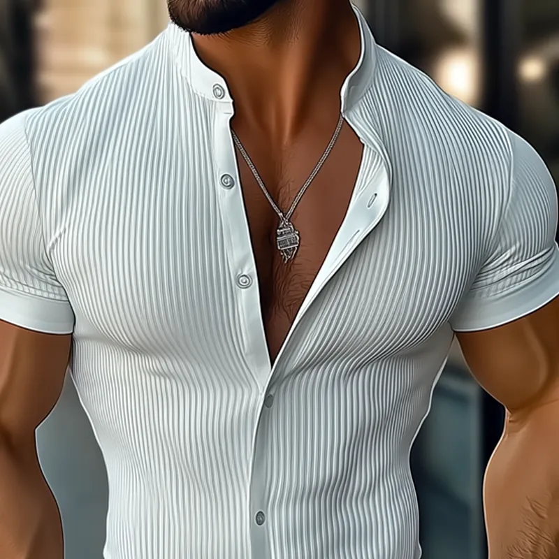 Striped Clean Cut Shirt