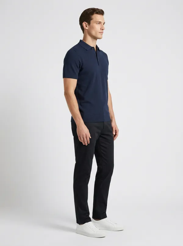 Refined Practical Men's Polo Shirt