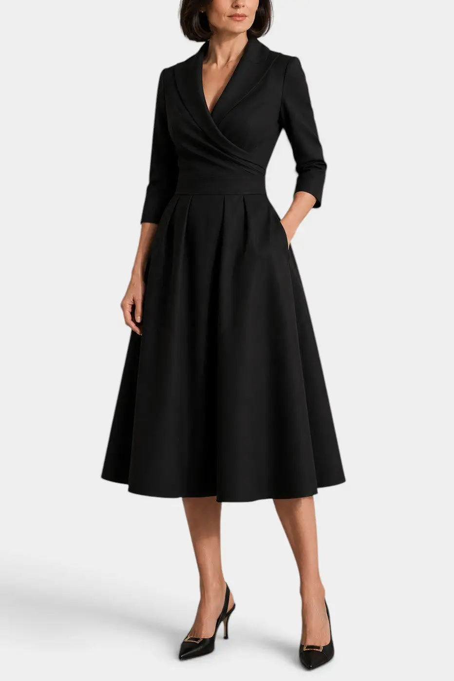 A-Line Midi Dress