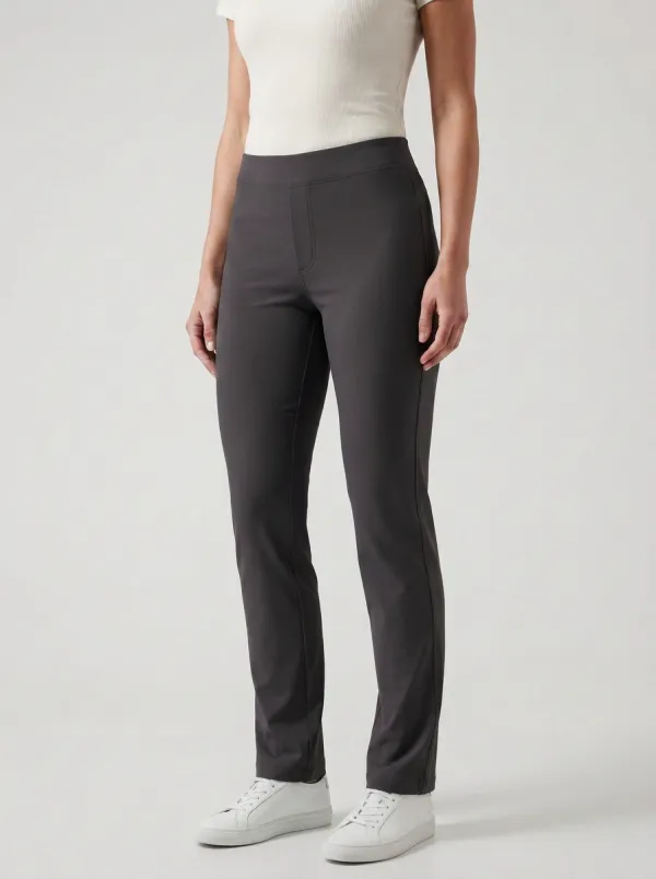 Comfort-Look Mid-Rise Stretch Women's Stretch Mid-Rise Pants