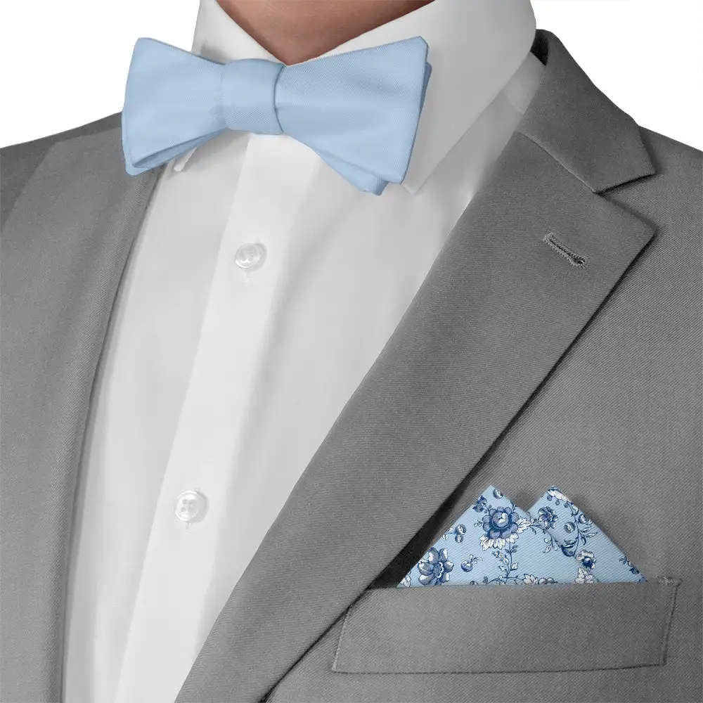 Refined Tailored Floral Pocket Square
