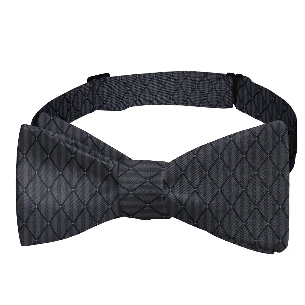 Diamond Lattice Motif Bow Tie
