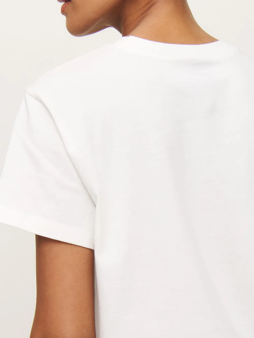 Solid Color Crew Neck T-Shirt