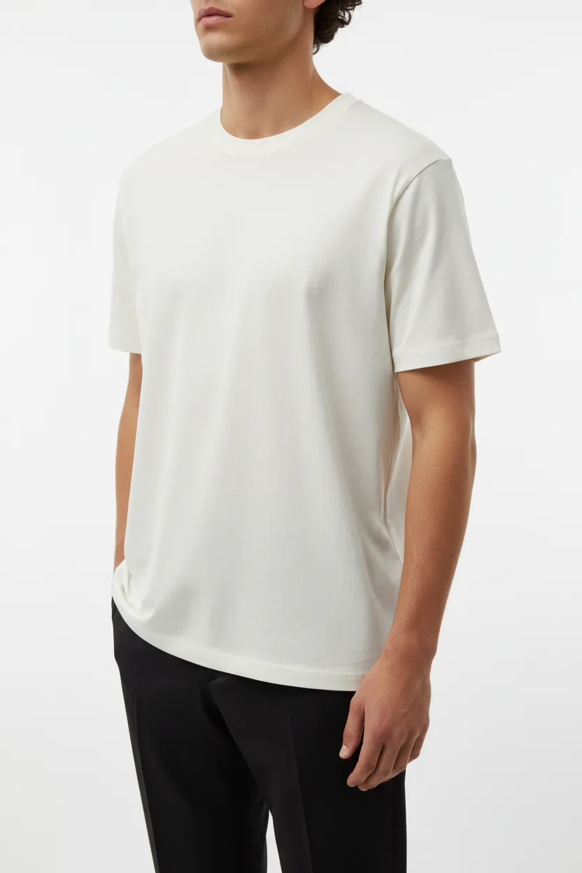 Round Neck Cotton T-Shirt