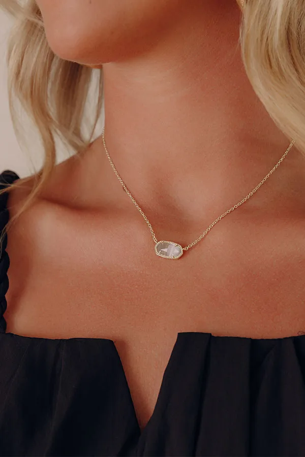 Station Dainty Pendant Necklace