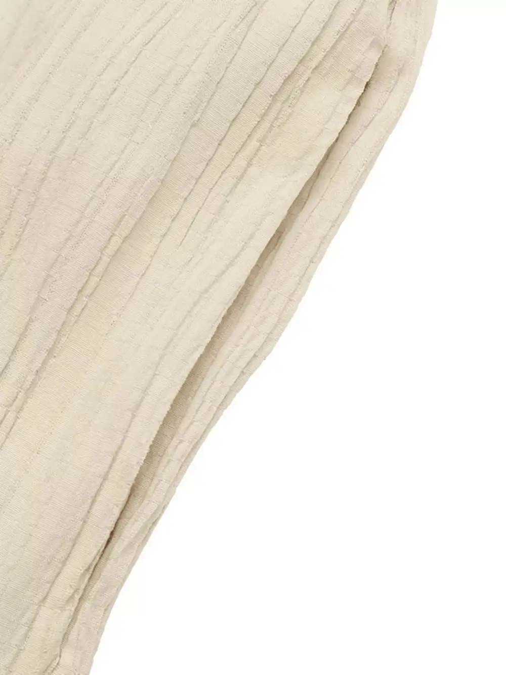 V Neck Drawstring Waist Wide Leg Jumpsuit