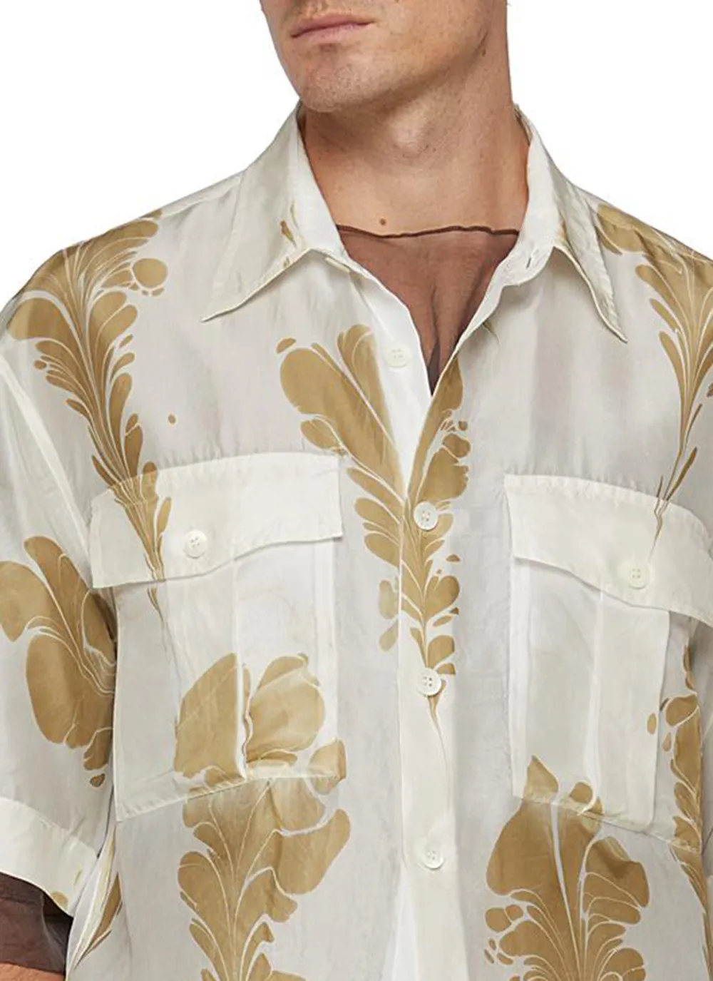 Soft Breathable Relaxed Silk Shirt