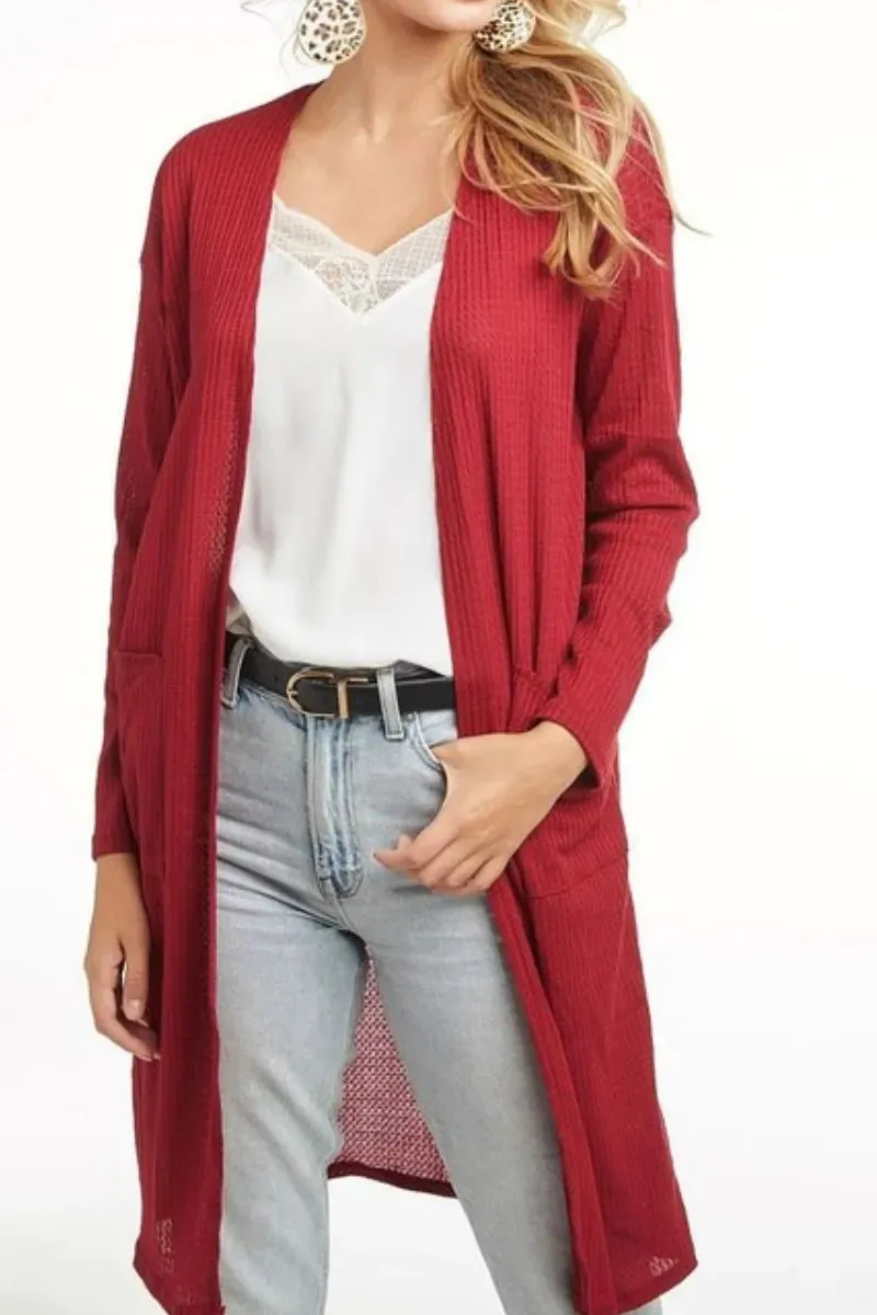 Everyday Knit Thermal Cardigan