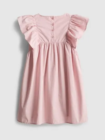 1.5-12yrs | The Edit Cotton Floral Appliqué Smock Dress