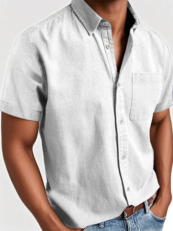Garment Washed Utility Shirt