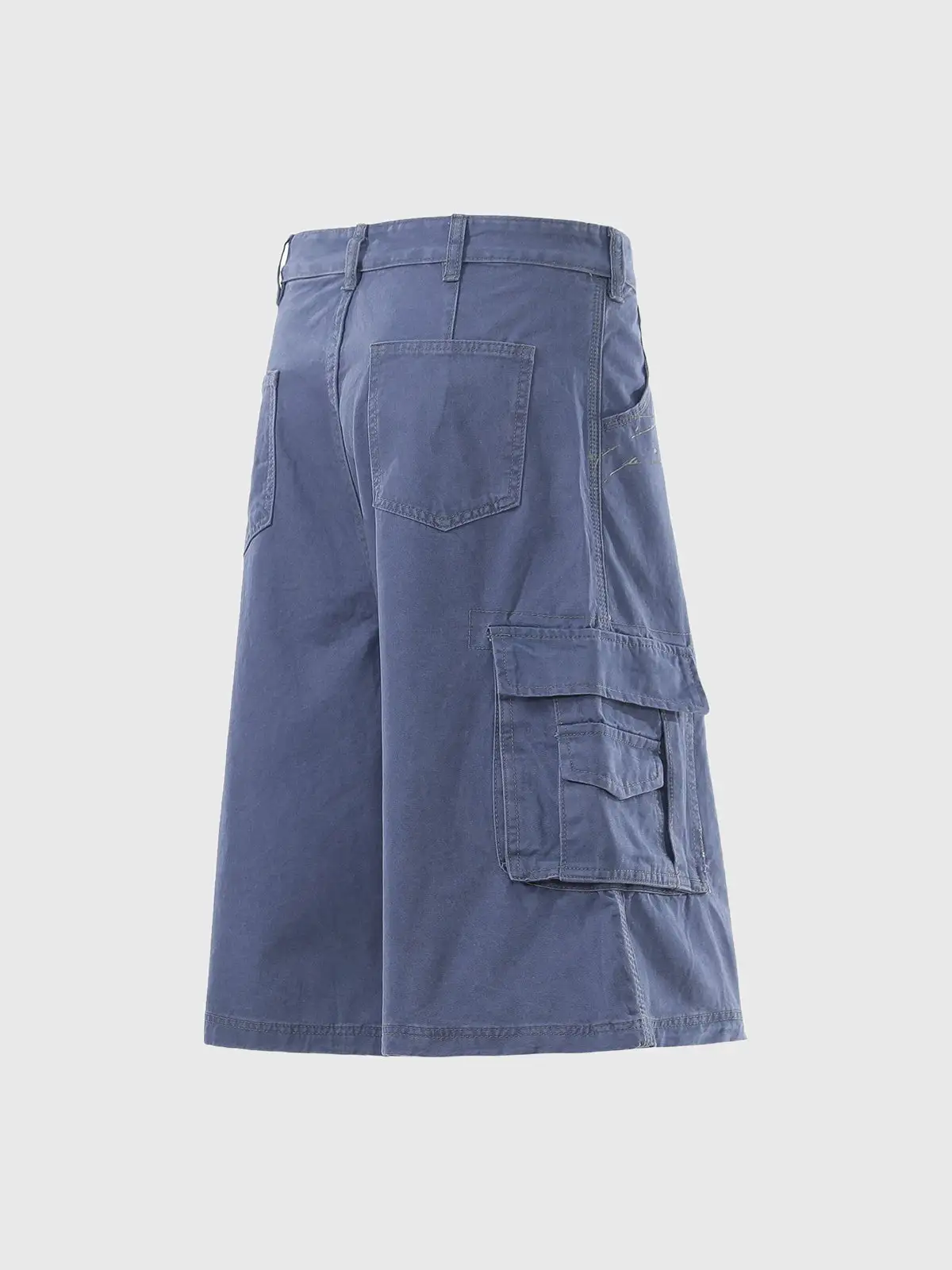 Wide-Leg Graphic Shorts