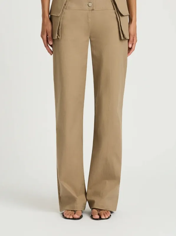 Taupe Cargo Pants