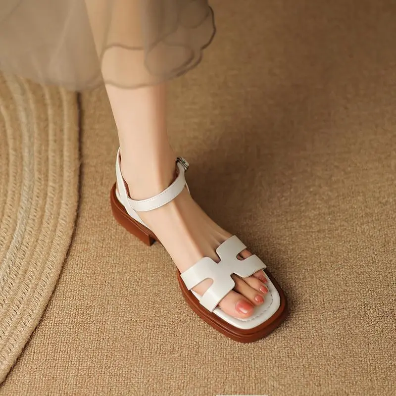 Platform Strap Flat Sandals