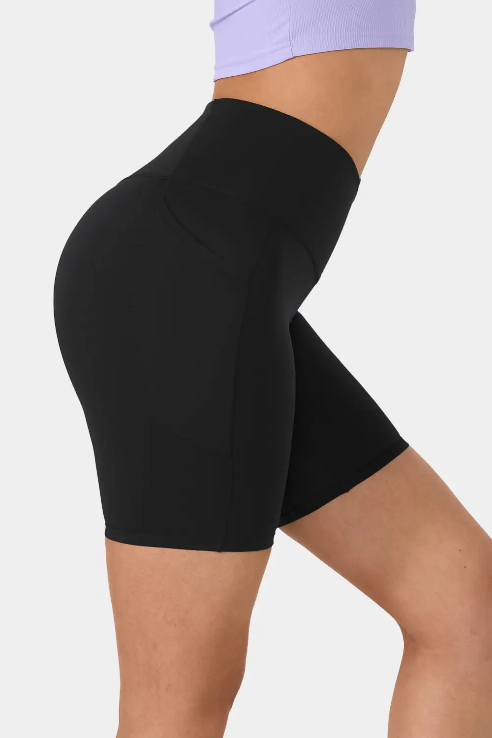 Swimwear Solid Split Pocket Sheath Active Bikinis Bottoms