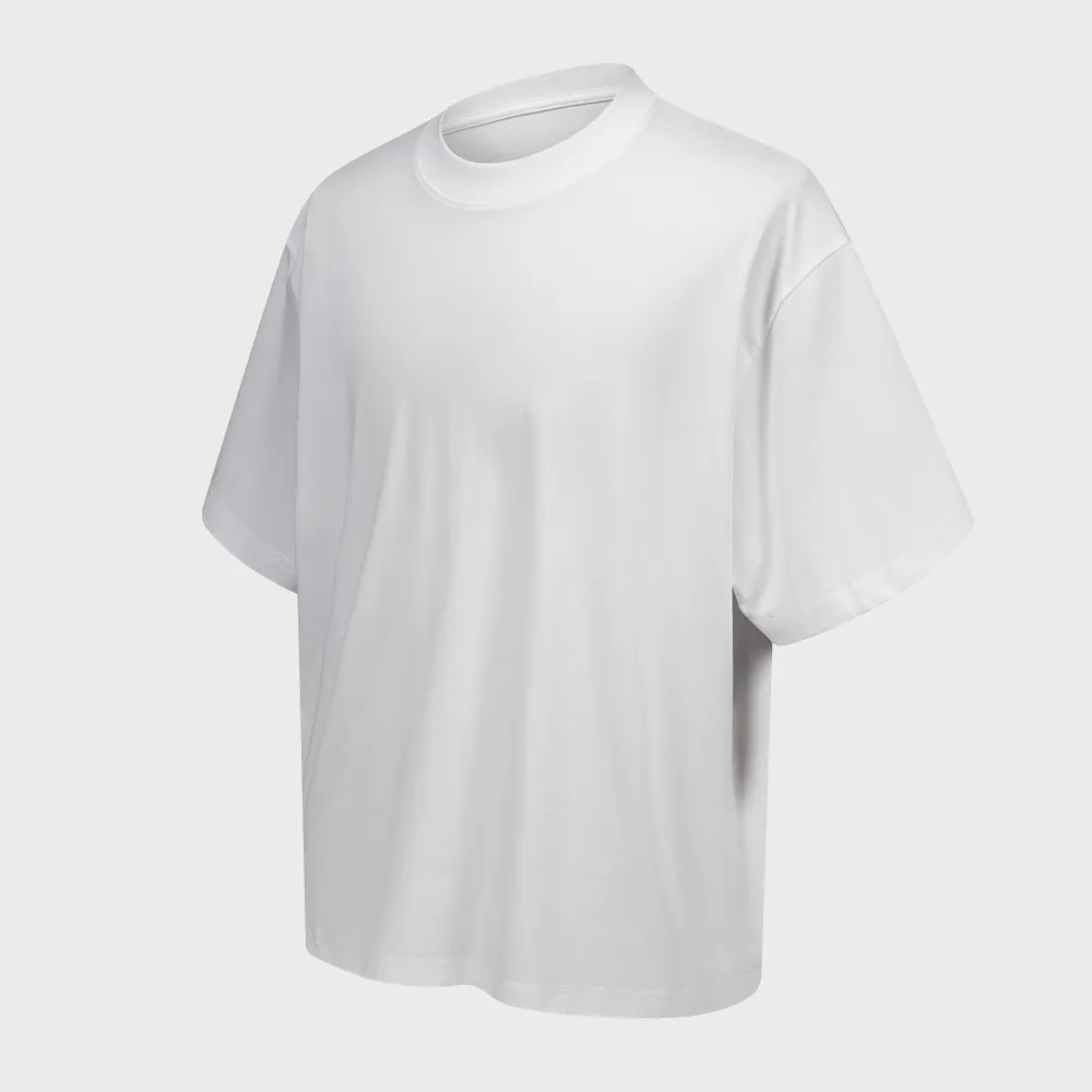 Boxy Cropped Crew T-Shirt