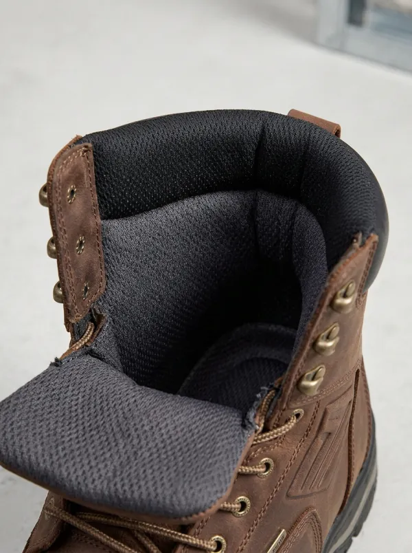Field Leather-Look Workwear Men's Waterproof Work Boots