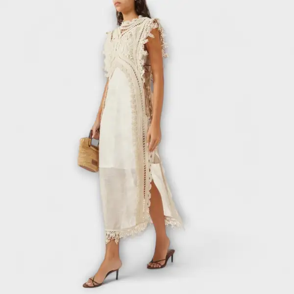 Mira Woven Hollow Organza