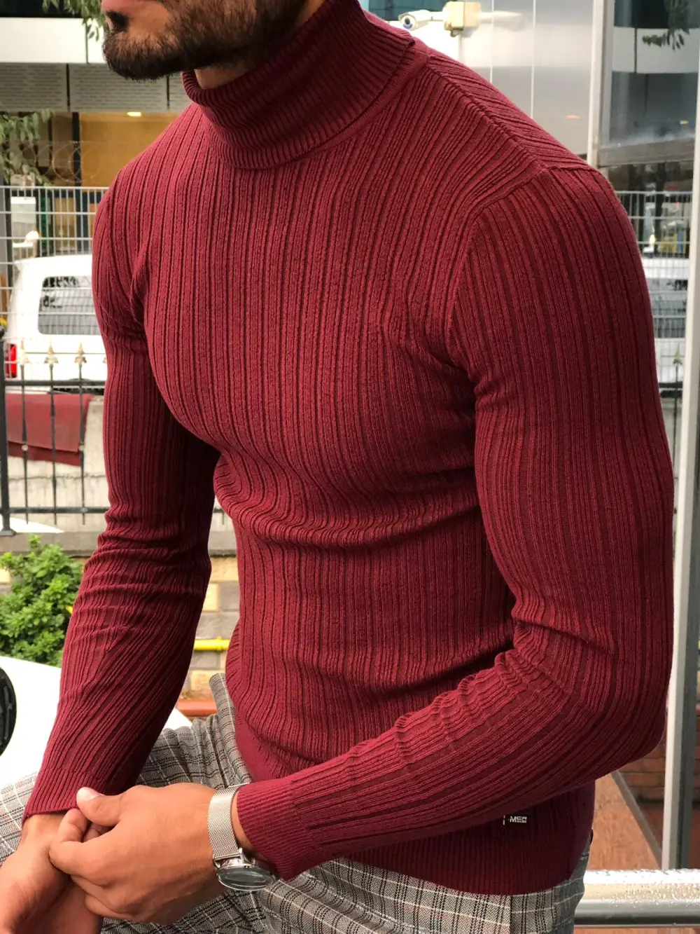 Clean Finish Slim Fit Knit Turtleneck Sweater