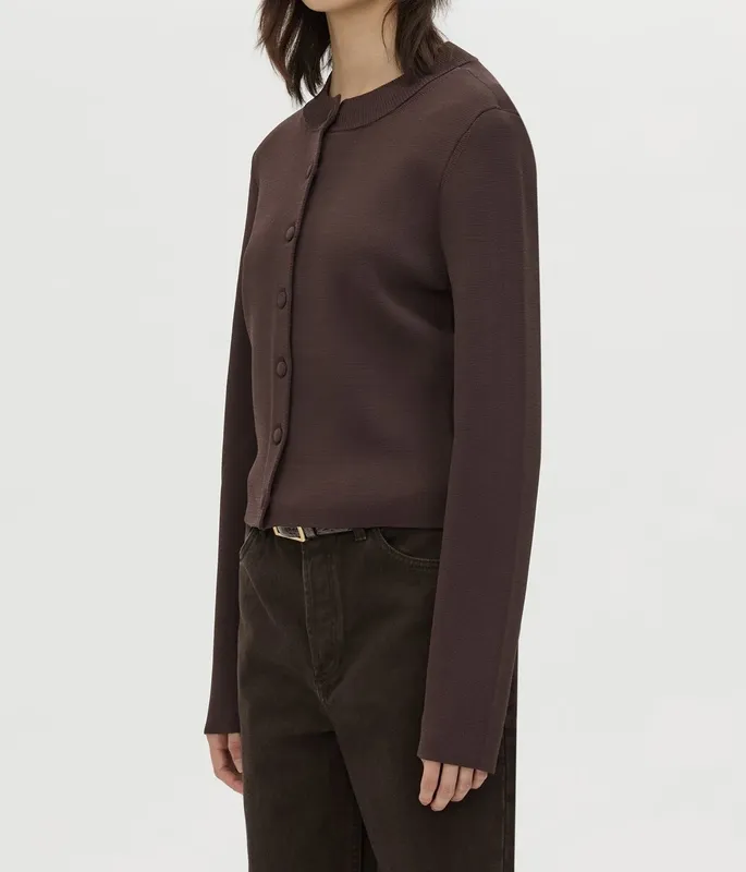 Chocolate Knit Cardigan