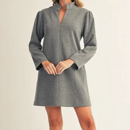 Long Sleeve Everyday Shift Dress