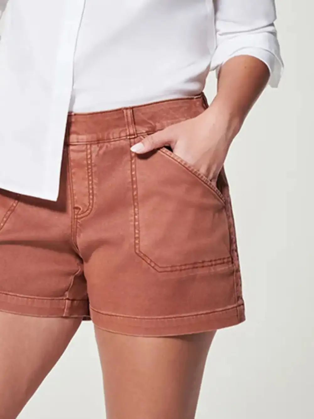 Soft Touch Pocket Detail Shorts
