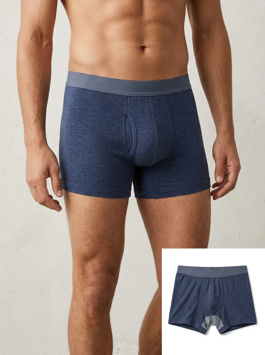 Heathered Boxer Briefs