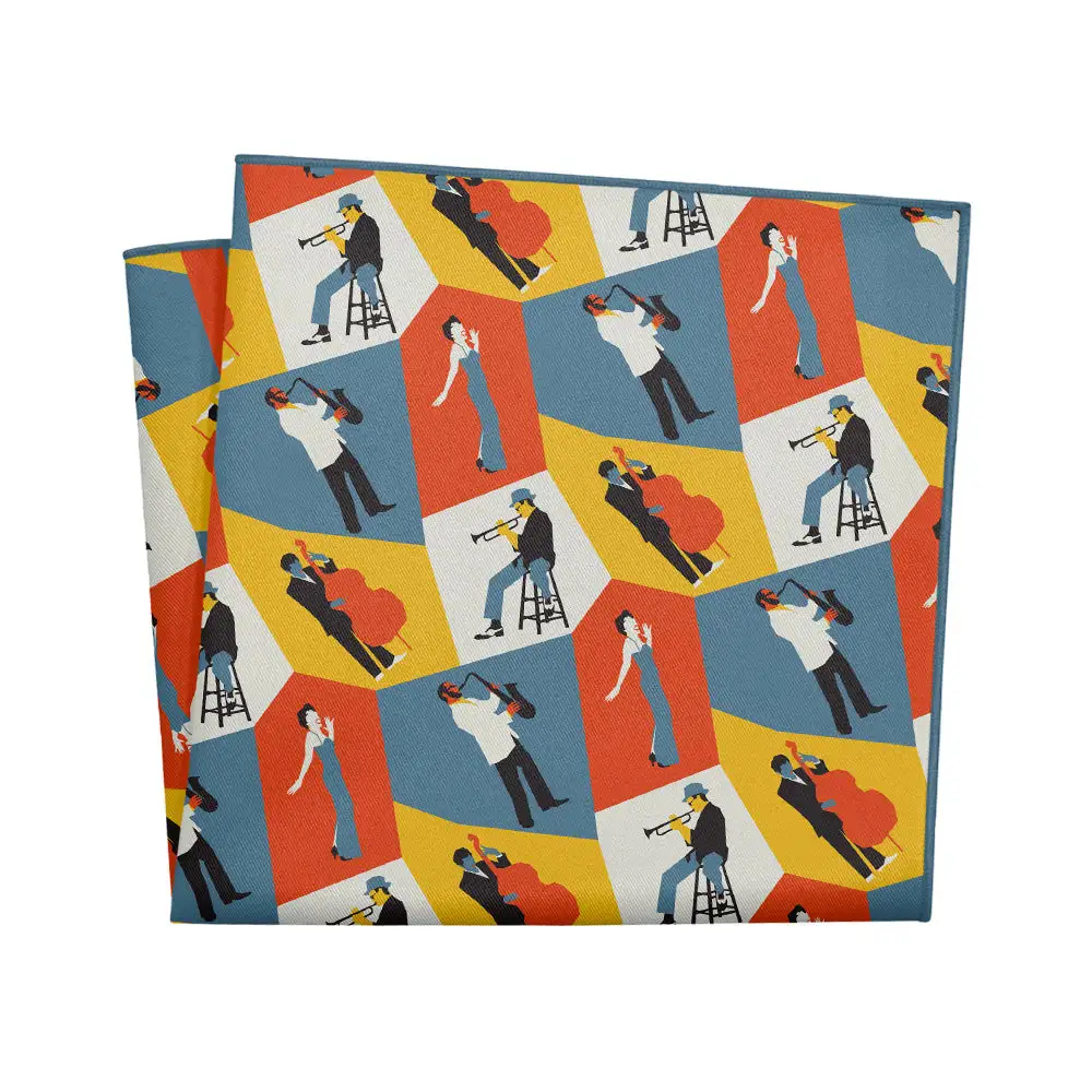 Crisp Clean Novelty Hobby Motif Pocket Square