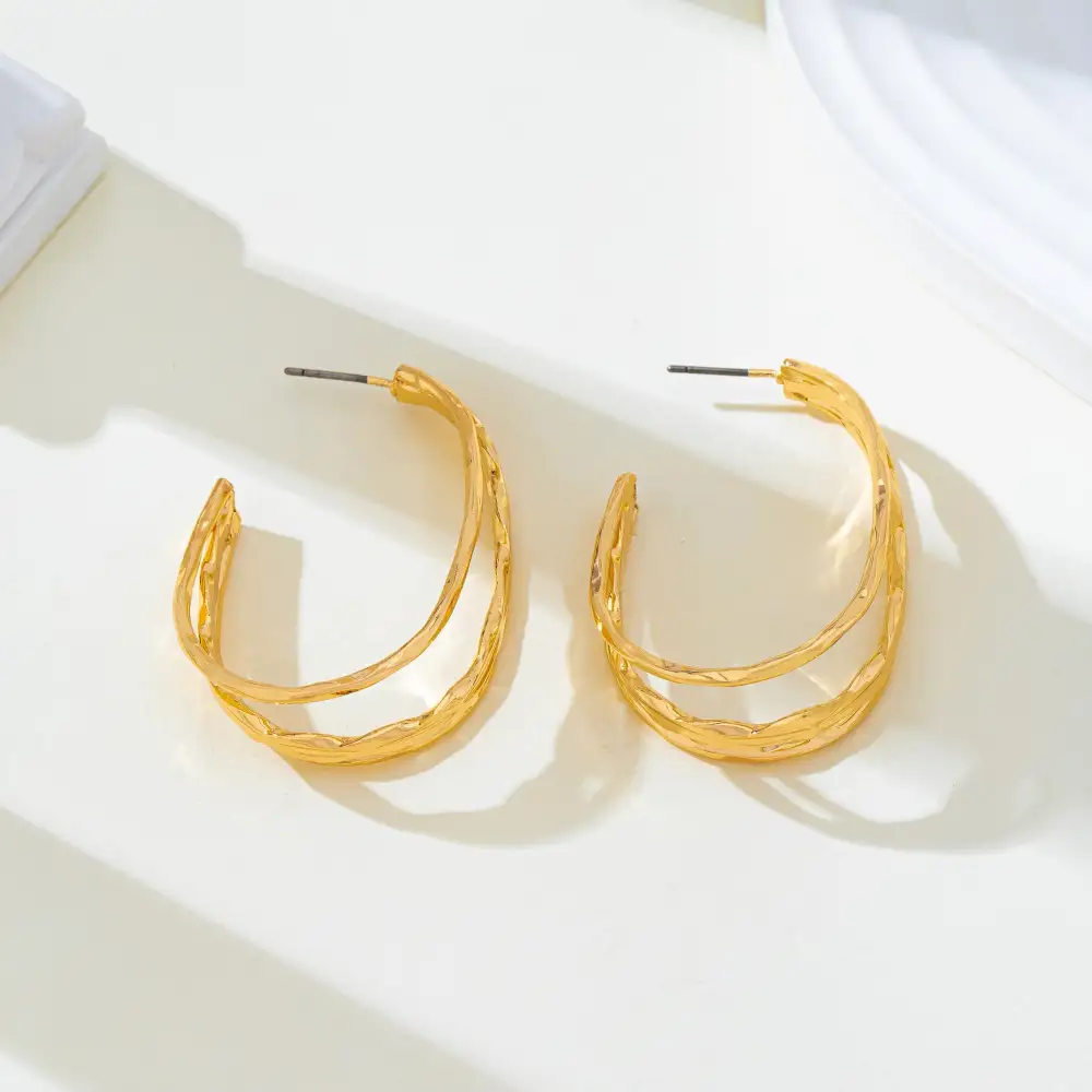 Tone Triple Layer Hoop arrings