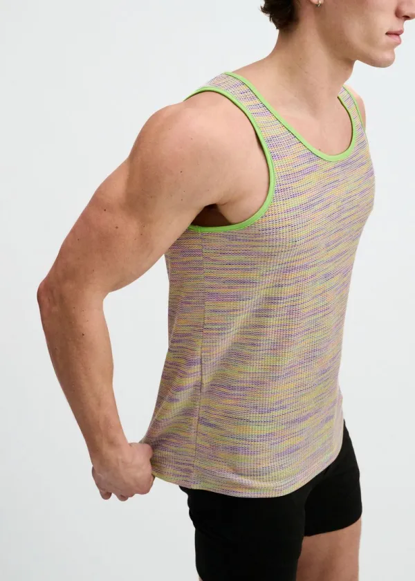 Active Textured Knit Tank Top