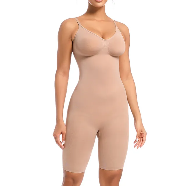 Seamless Mid Thigh Shaping Bodysuit